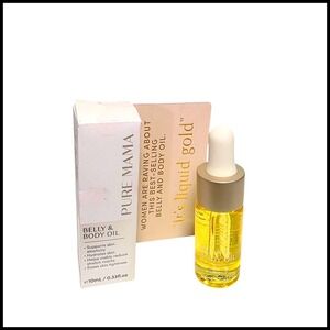 Pure Mama Belly and Body Oil 10mL 0.33fl.oz Maternity Stretch Mark Skincare New
